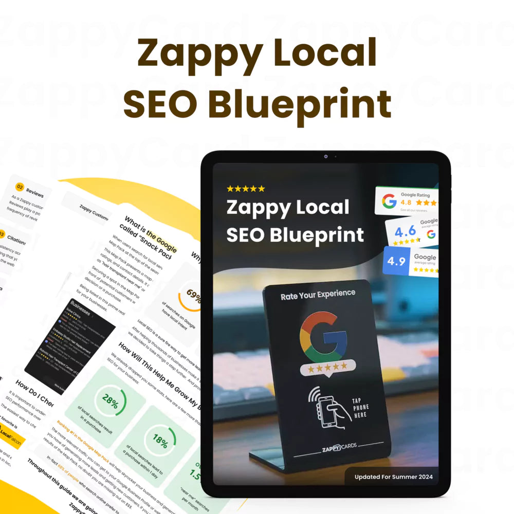 Zappy Google Review Stand